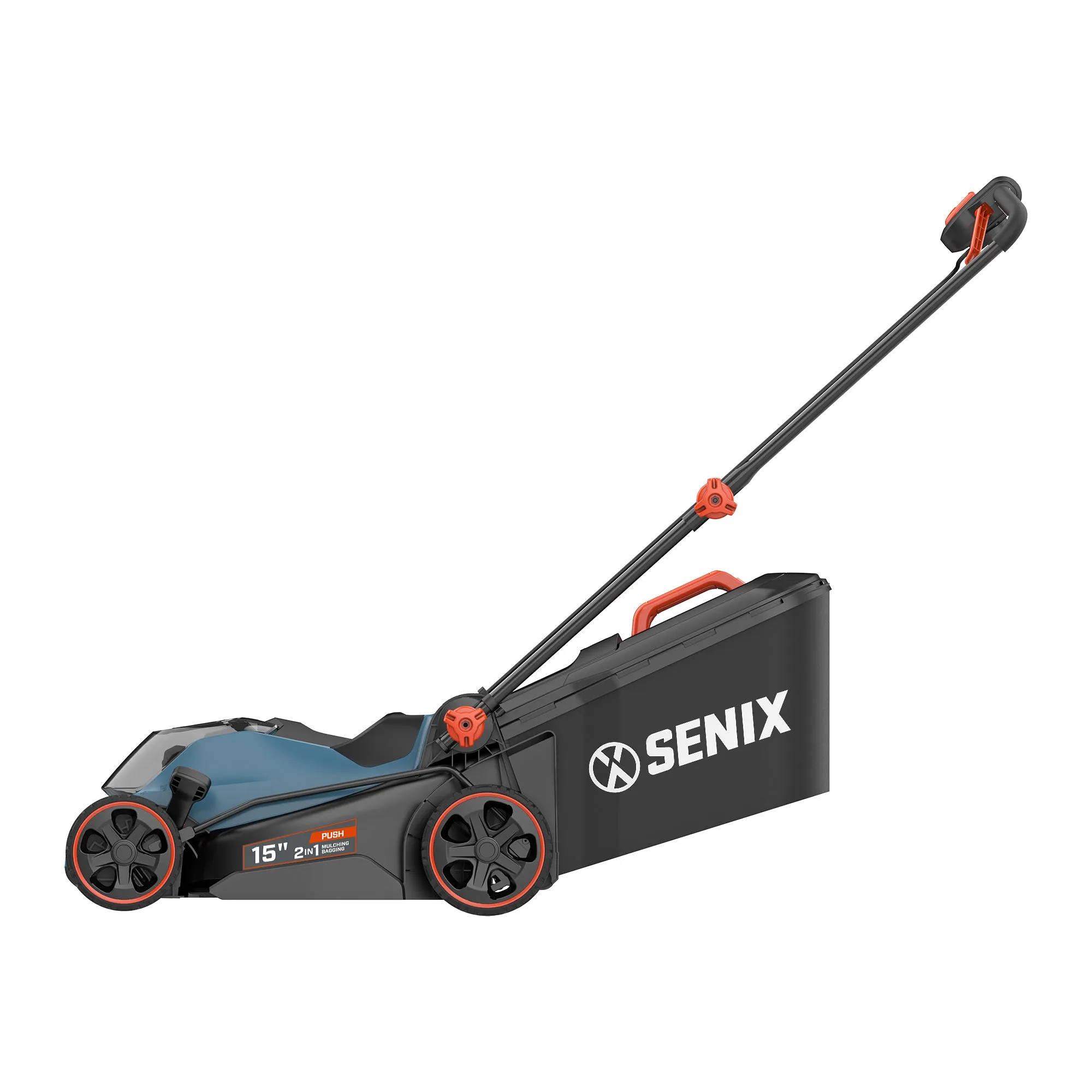 2X2 40 Volt Max* 15" Cordless, Brushless Push Lawn Mower, 2-in-1 Bagging & Mulching, Battery and Charger Included - LPPX2-M4