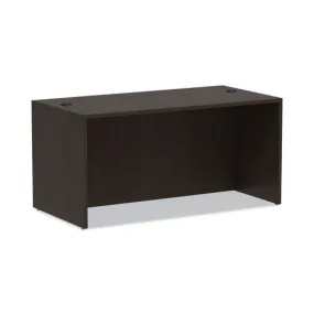 Alera Valencia Series Straight Front Desk Shell, 59.13 X 29.5 X 29.63, Espresso