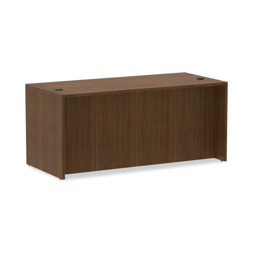 Alera Valencia Series Straight Front Desk Shell, 65 X 29.5 X 29.63, Modern Walnut