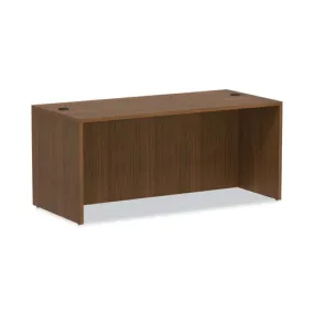 Alera Valencia Series Straight Front Desk Shell, 65 X 29.5 X 29.63, Modern Walnut