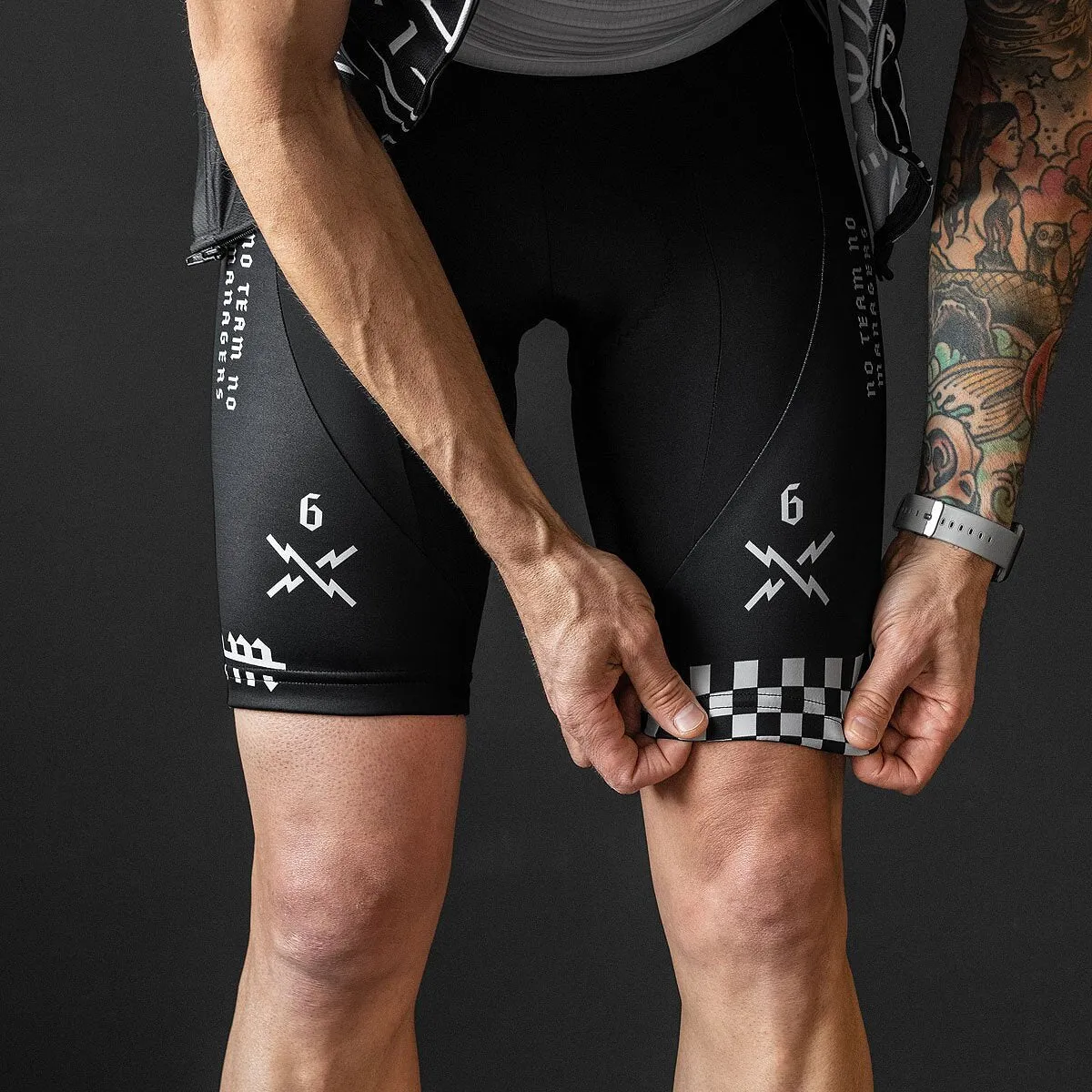 Anti-Team Bib Short - Men's|-|Cuissard à bretelles Anti-Team - Homme