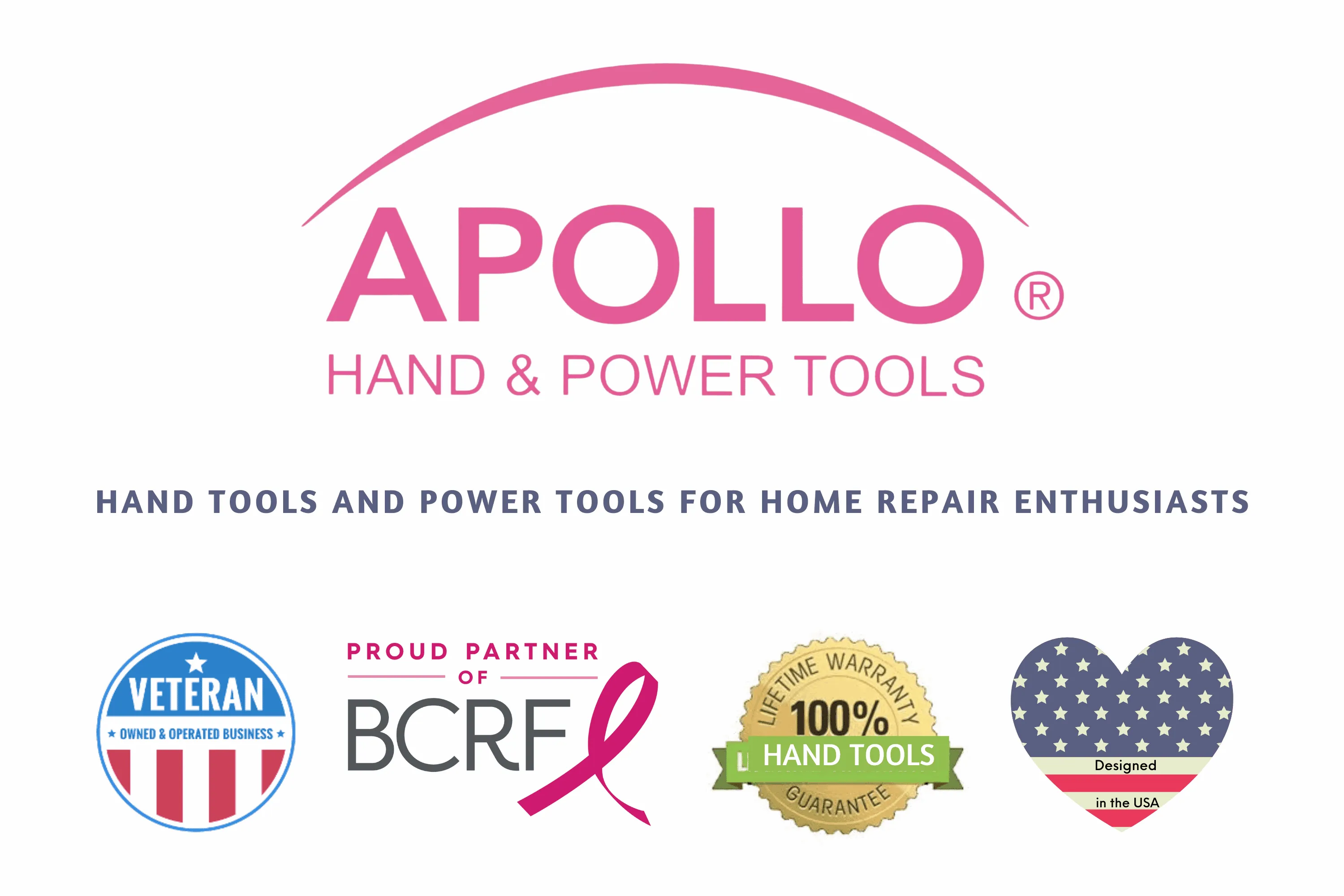 Apollo Tools’ 8 Pink Essential Screwdriver Set DT5018P