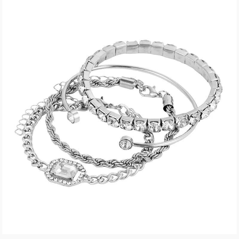 Bohemian Crystal Bracelet Set