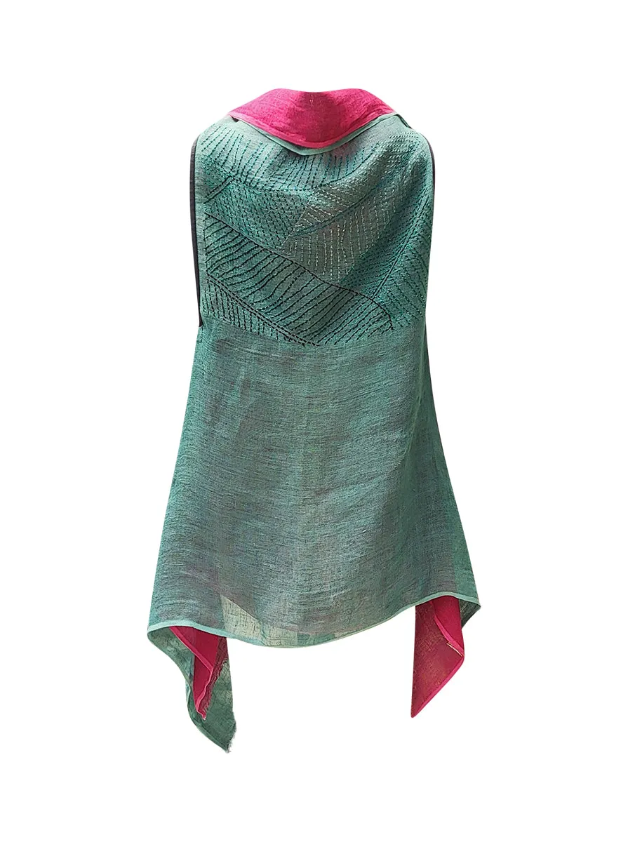 cape infinity duo linen teal pink no waste sale