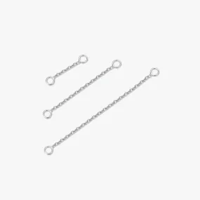 Chain Connectors in Silver