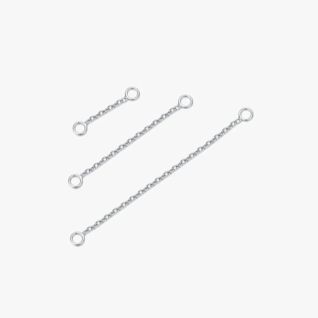 Chain Connectors in Silver