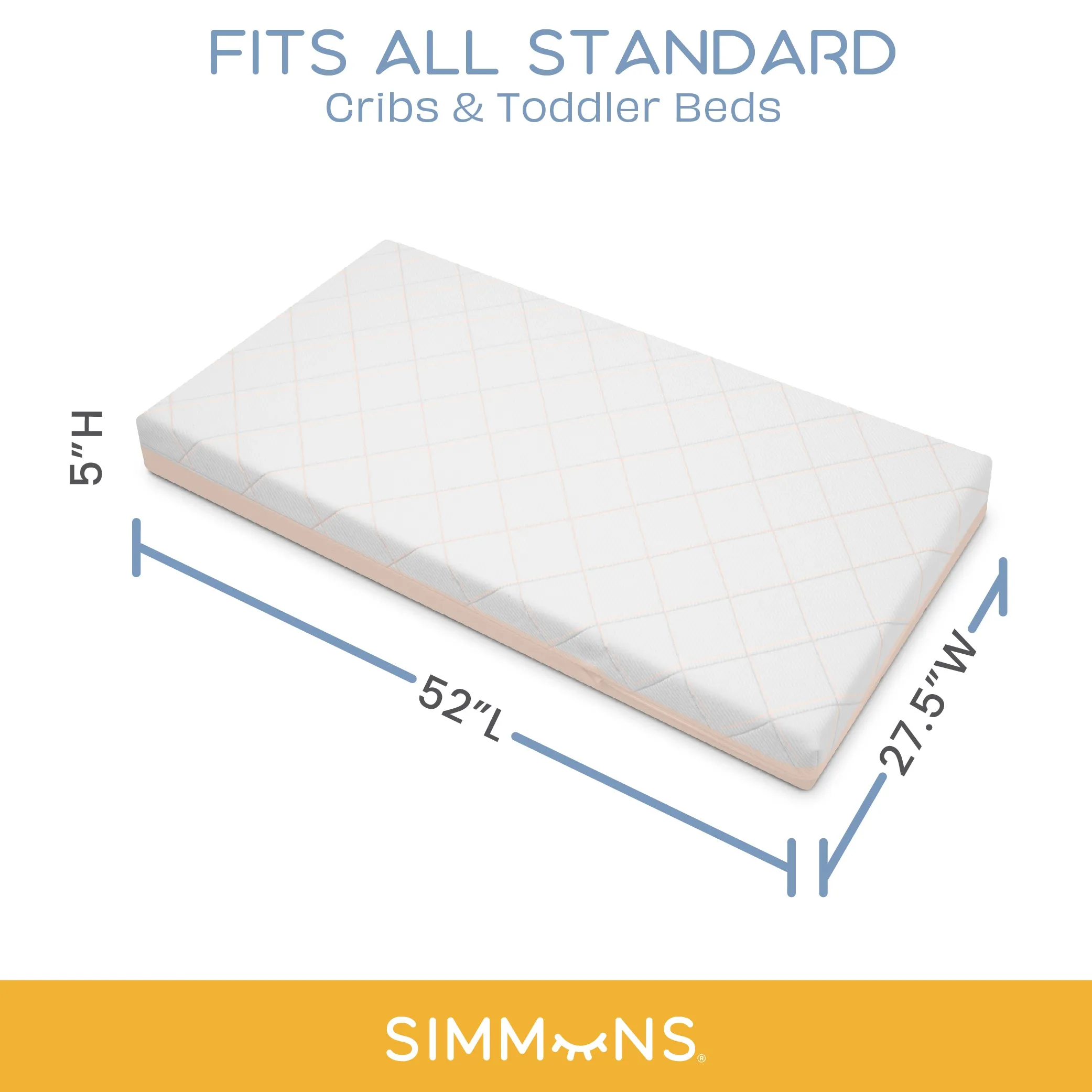 DayDream 2-Sided Crib and Toddler Mattress