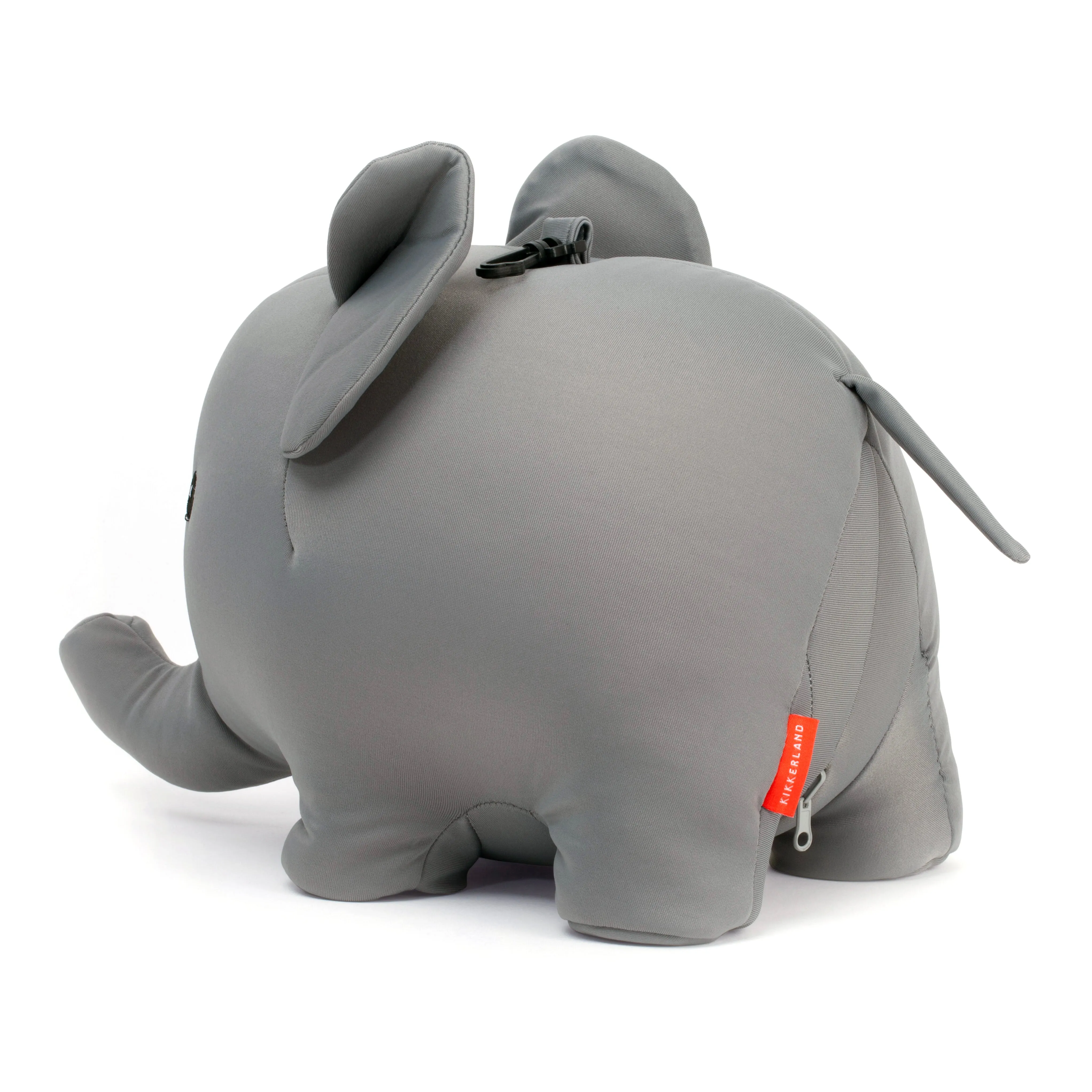 Elephant Zip & Flip Travel Pillow