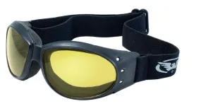 Eliminator Yellow Lens Goggles Gloss Frame