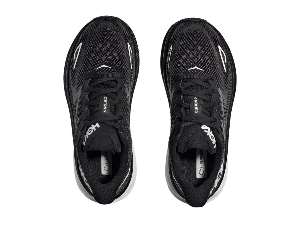 Hoka Men's Clifton 9 Black / White