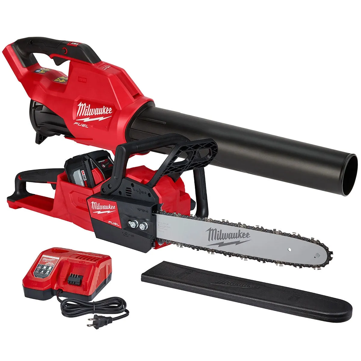 Milwaukee 2727-21HDP M18 FUEL 18V Cordless 16-Inch Chainsaw & Blower Tool Kit