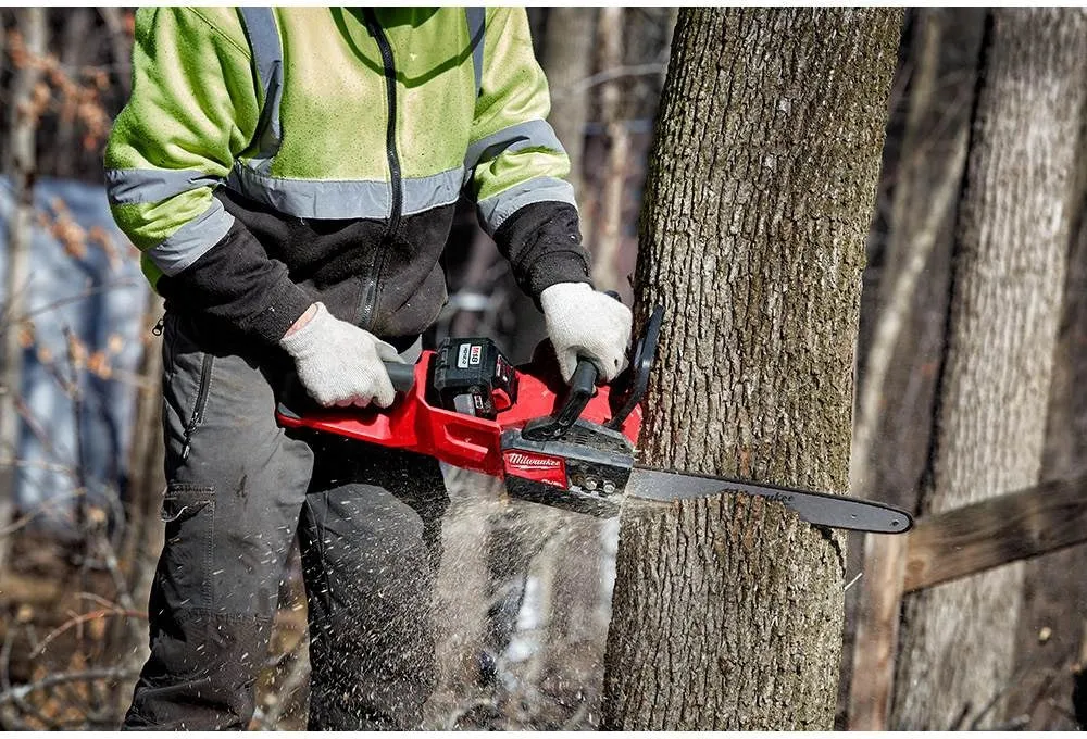 Milwaukee 2727-21HDP M18 FUEL 18V Cordless 16-Inch Chainsaw & Blower Tool Kit