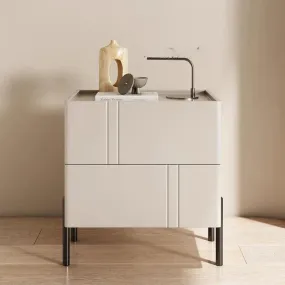 Nordic Grey Serenity Nightstand