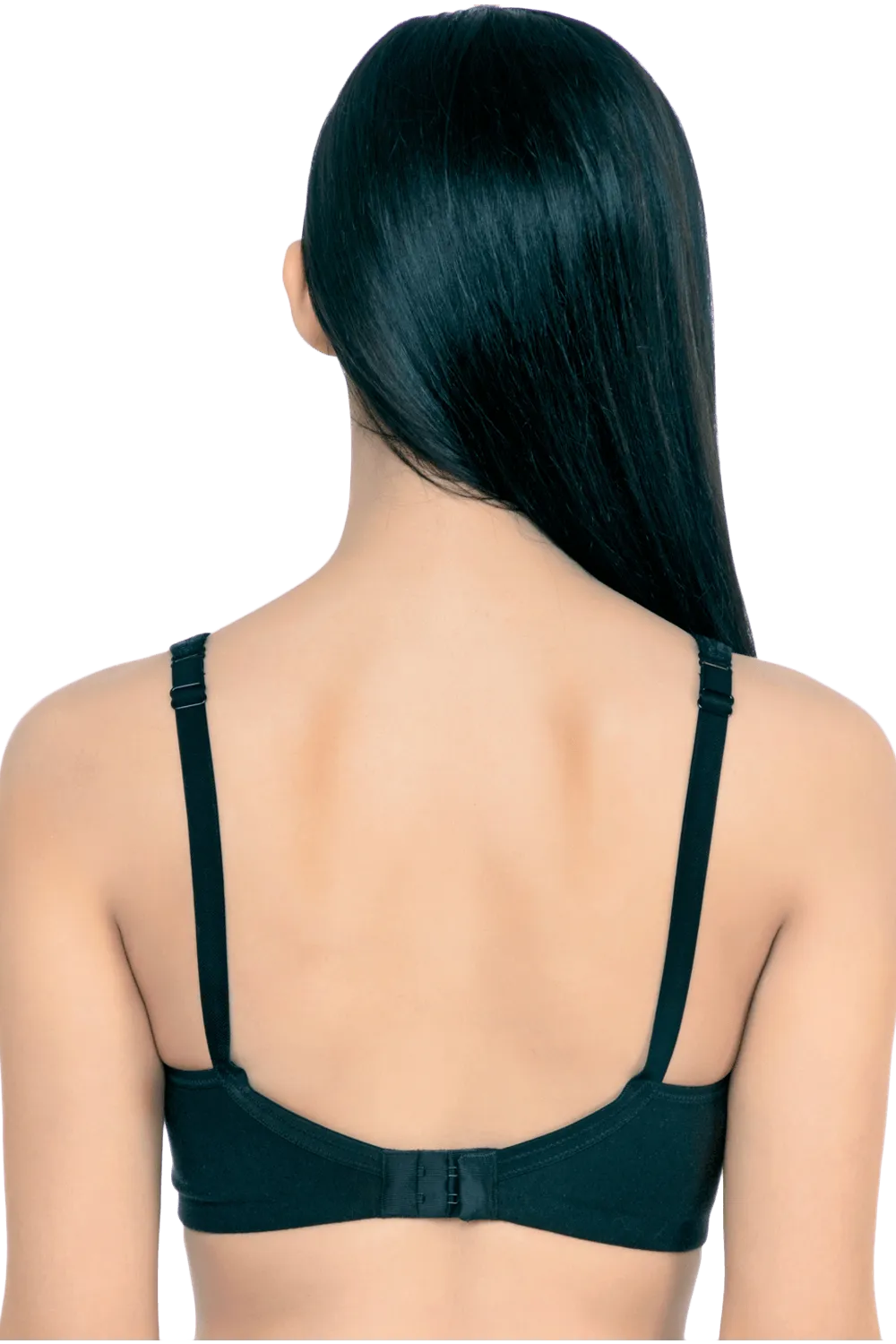 Organic Cotton Antimicrobial Soft Cup Full Coverage Bra (Pack of 3)-ISB097-Black M.White_M.White-