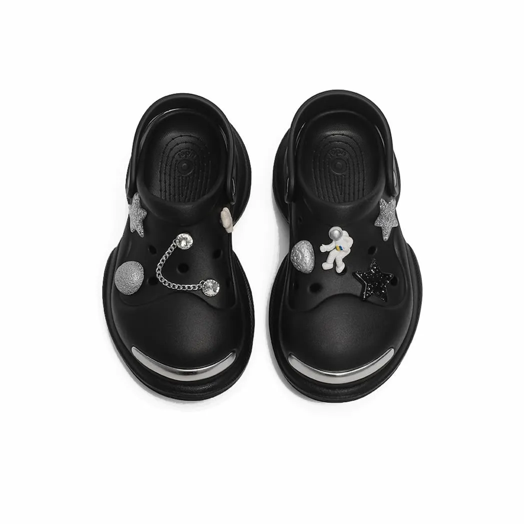 Ouder Starlight Black Clog Shoes