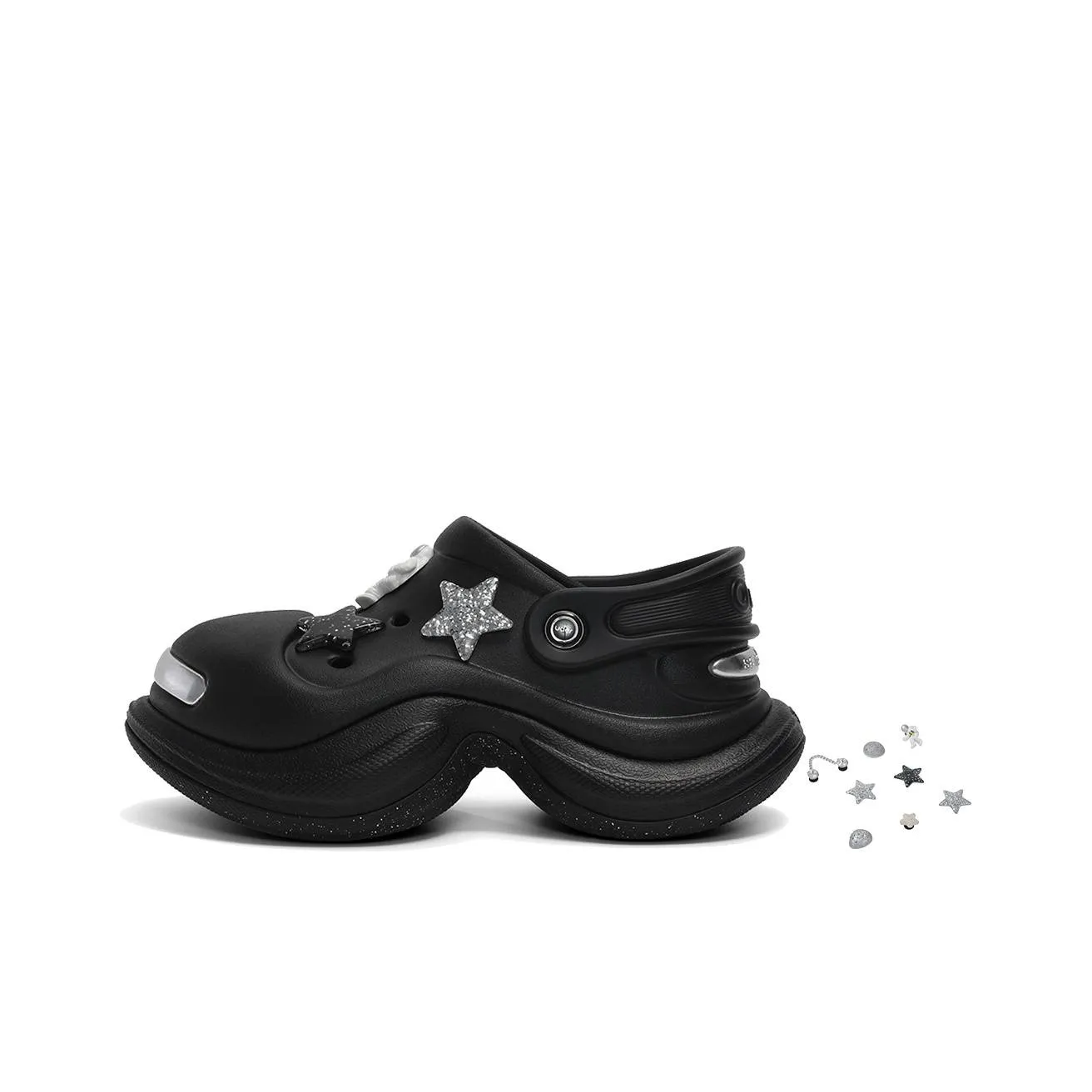 Ouder Starlight Black Clog Shoes