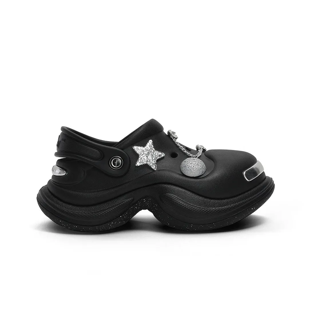 Ouder Starlight Black Clog Shoes