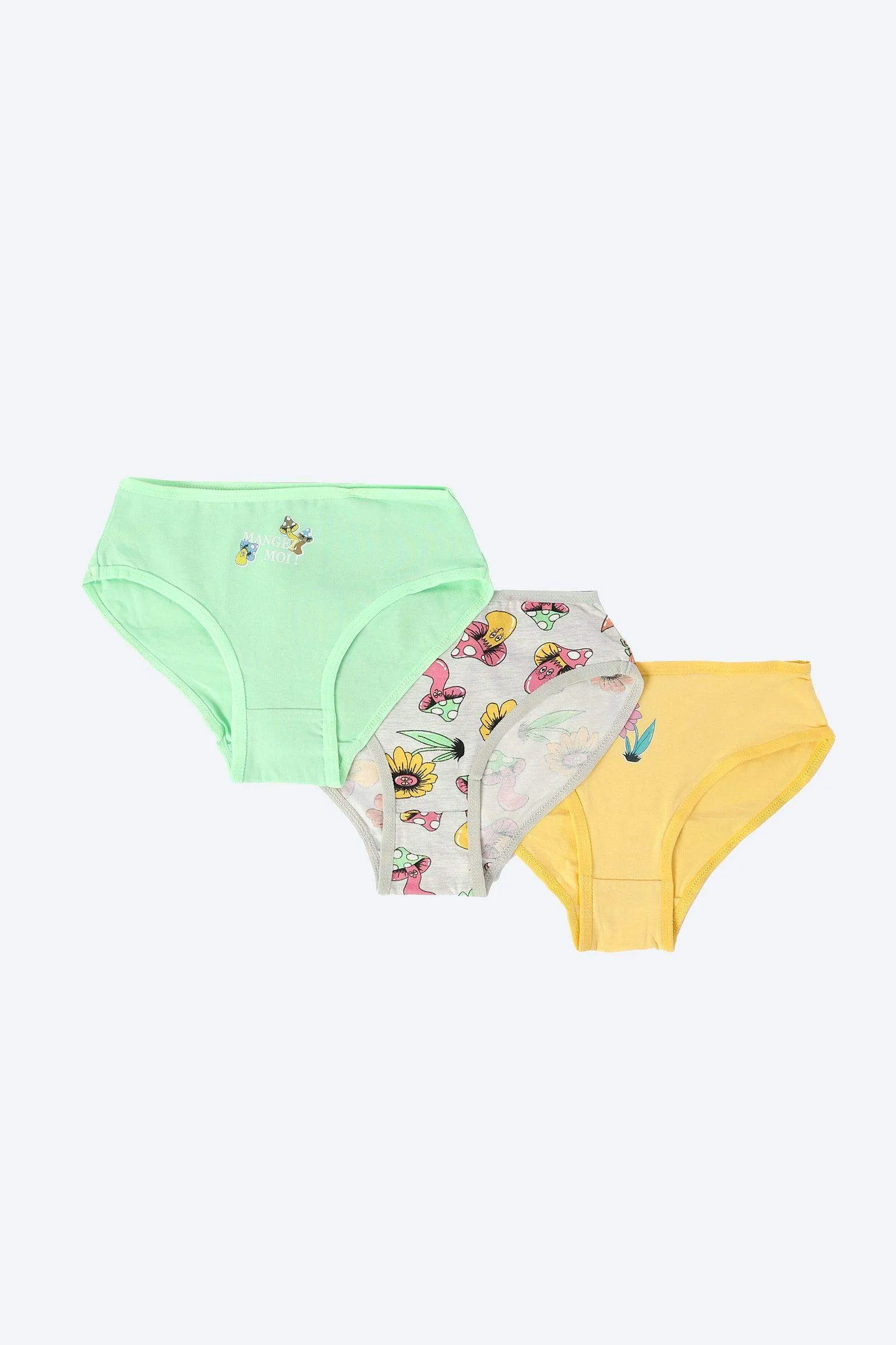 Pack of 3 Girly Brief Panties