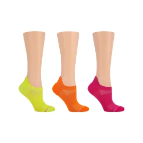 Solid Neon | High-Tab Ankle Compression Socks for Women