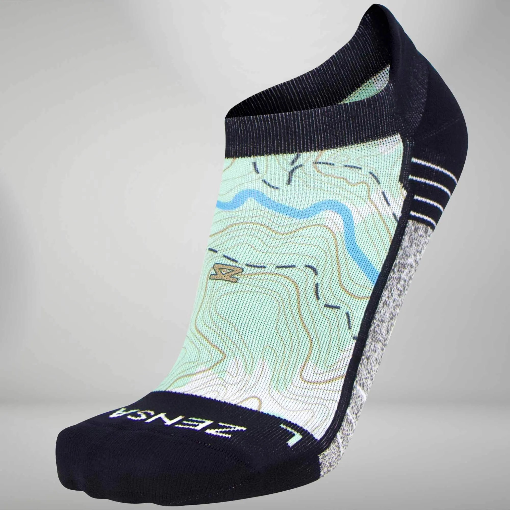 Topography Socks (No Show)