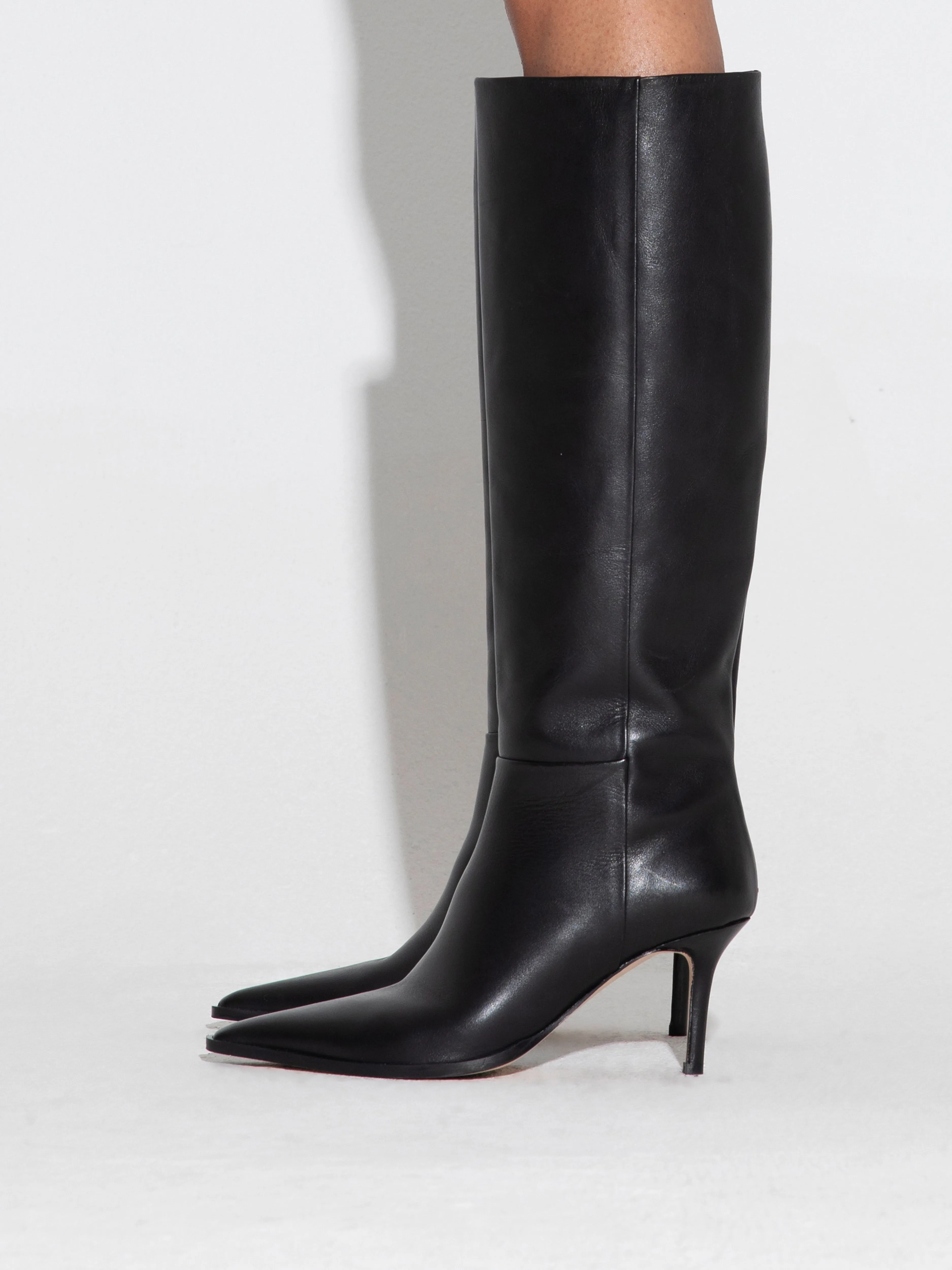 Tula Leather Knee-High Boots