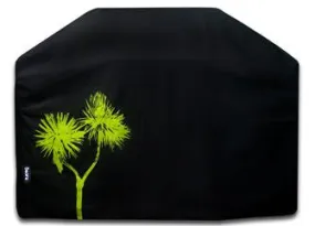 Ultimate BBQ Cover 3/4 Burner Black with Cabbage Tree